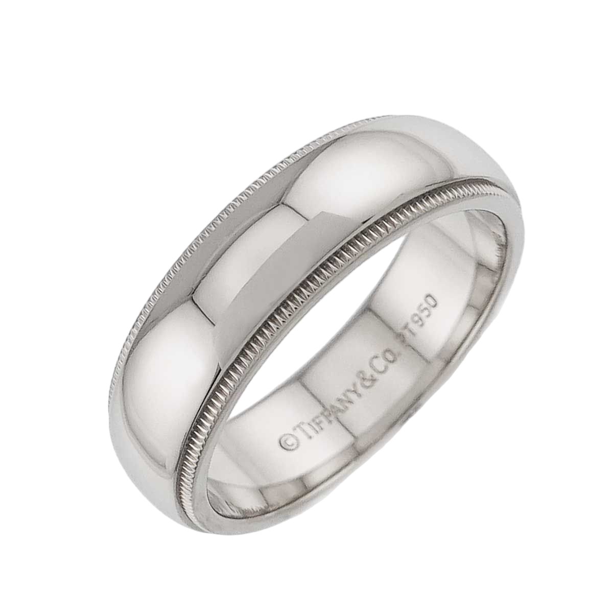 Tiffany & Co Milgray Ring Pt Platinum Together Milgrain