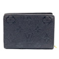 Louis Vuitton Portefeuille Monogram Empreinte Noir Leather Black Bifold Wallet