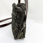 Fendi Shoulder Bag Zucca Scratch Yes 16161 001 Brown — view 4