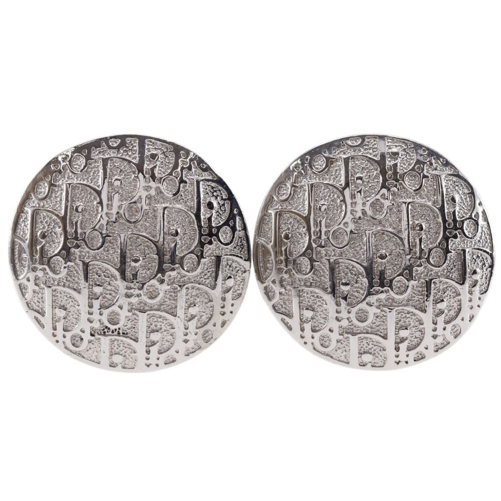 Dior Trotter Metal Silver Earrings