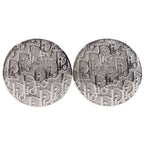 Dior Trotter Metal Silver Earrings