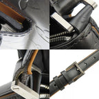 Louis Vuitton Shoulder Bag Alston Monogram Matte Dark Grey Metallic — view 6