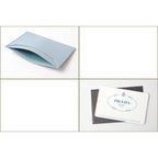 Prada Card Case Fold Wallet 1 Mc004 Saffiano Greche Shape Pressed Leather — view 6