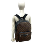 Louis Vuitton Josh Monogram Macassar Leather Backpack Brown — view 2