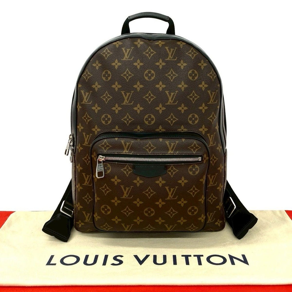 Louis Vuitton Josh Monogram Macassar Leather Backpack Brown