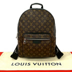 Louis Vuitton Josh Monogram Macassar Leather Backpack Brown