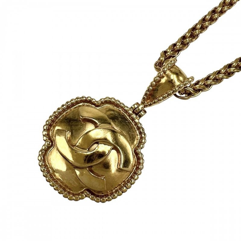 Chanel Necklace Coco Mark Chain Vintage Accessories GP 96