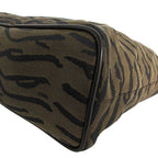 Fendi Zebra Print Nylon Tote Handbag — view 8