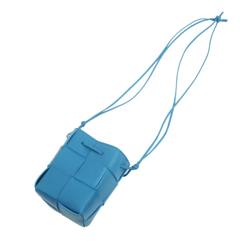 Bottega Veneta Cassette Mini Crossbody Bag Bucket Blue — view 9