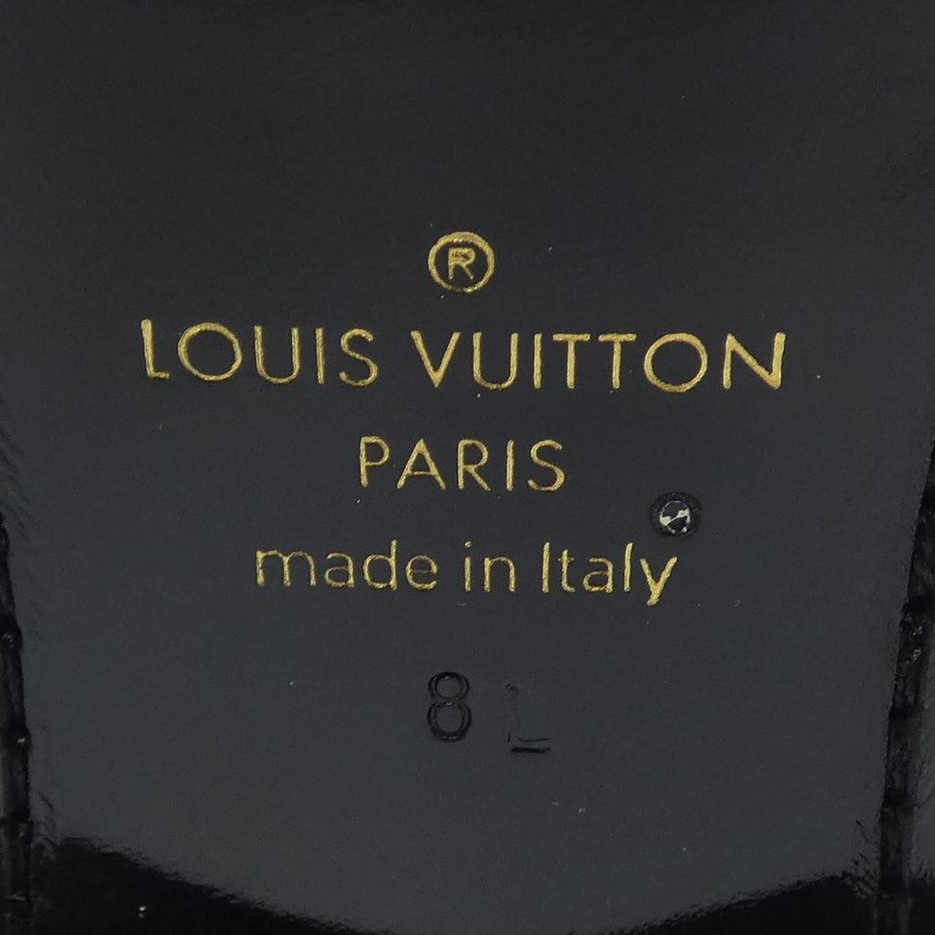 Louis Vuitton Auteuil Shoes Black 8 — view 8