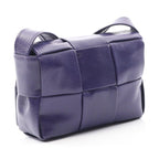 Bottega Veneta Shoulder Bag Candy Cassette Purple Leather Intrecciato — view 2