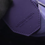 Bottega Veneta Shoulder Bag Candy Cassette Purple Leather Intrecciato — view 4