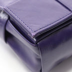 Bottega Veneta Shoulder Bag Candy Cassette Purple Leather Intrecciato — view 6