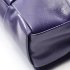 Bottega Veneta Shoulder Bag Candy Cassette Purple Leather Intrecciato — view 7