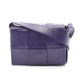 Bottega Veneta Shoulder Bag Candy Cassette Purple Leather Intrecciato