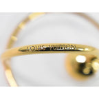 Louis Vuitton Eclipse Faux Pearl Ring M Size 14 GP Gold Plated — view 8