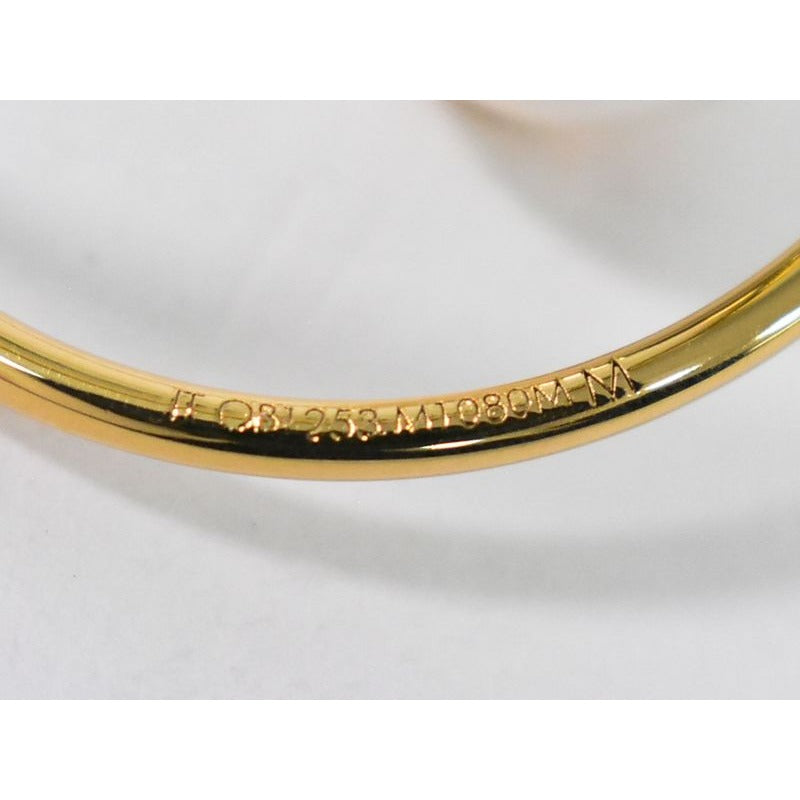 Louis Vuitton Eclipse Faux Pearl Ring M Size 14 GP Gold Plated — view 9