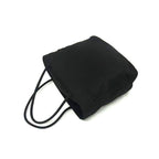 Prada Handbag Tessuto Black Nylon Triangle Logo Plate — view 3