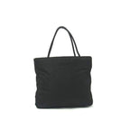 Prada Handbag Tessuto Black Nylon Triangle Logo Plate