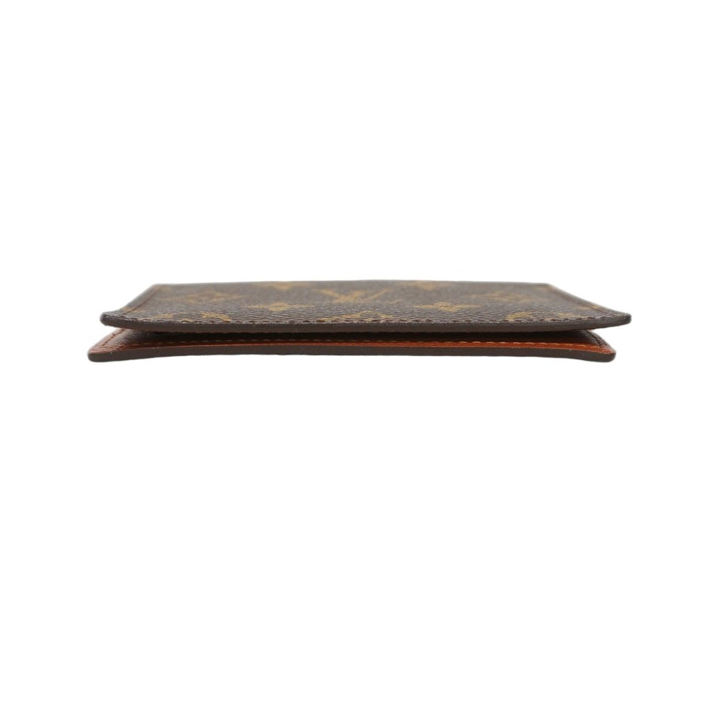 Louis Vuitton Card Case Monogram Porte 2 Cult Vertical Brown — view 2