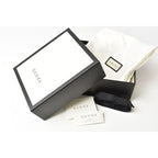 Gucci Mini Wallet Fold Zumi Chain in Dark Green — view 5