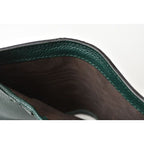 Gucci Mini Wallet Fold Zumi Chain in Dark Green — view 6