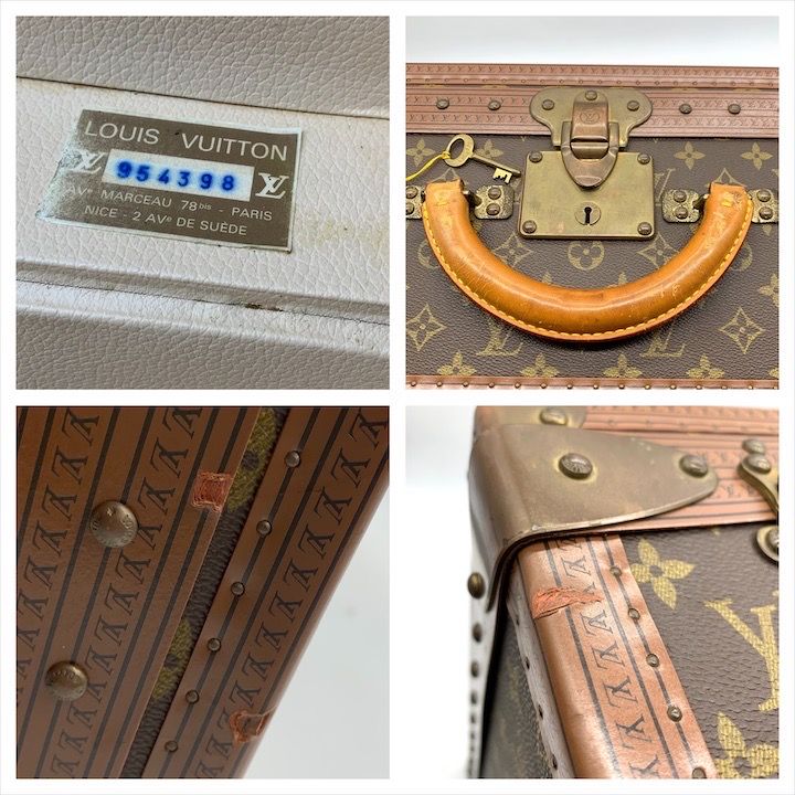 Louis Vuitton Monogram Alzer 65 Vintage Trunk Case — view 9