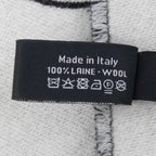 Chanel Scarf Wool Black White — view 3