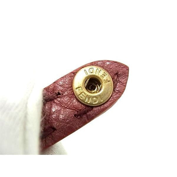 Fendi Bracelet Selleria Pink Gold Leather Horse Motif — view 2