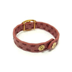 Fendi Bracelet Selleria Pink Gold Leather Horse Motif — view 3