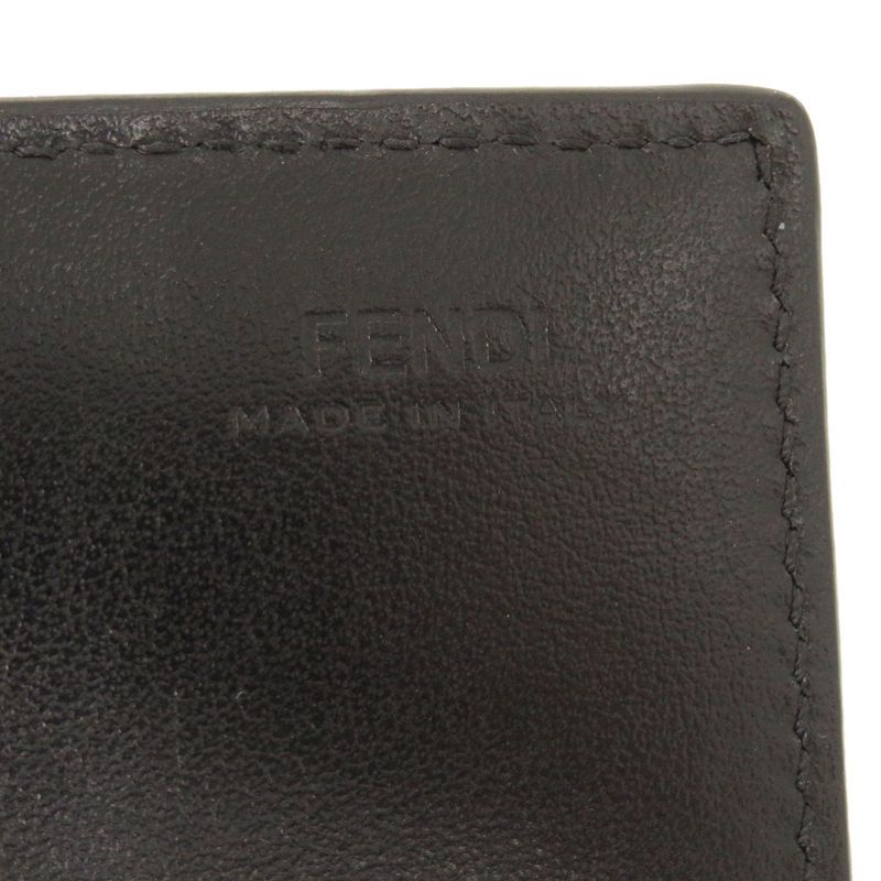 Fendi By The Way Continental 8 M2051 Leather Black Long Wallet 2043 — view 9
