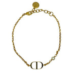 Dior B1310 Ptcrs d301 Petit CD Bracelet Accessory Logo Signature Resin Pearl — view 2