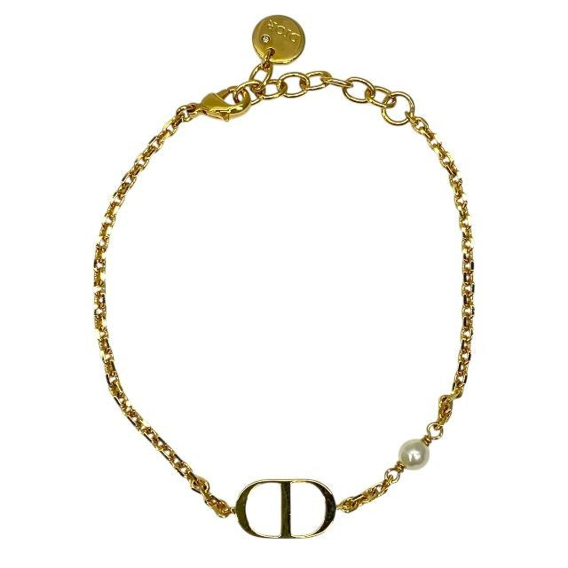 Dior B1310 Ptcrs d301 Petit CD Bracelet Accessory Logo Signature Resin Pearl — view 2