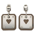 Hermes Asdecourt PM Engraved with Z Heart Motif Earrings