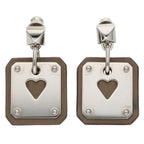 Hermes Asdecourt PM Engraved with Z Heart Motif Earrings