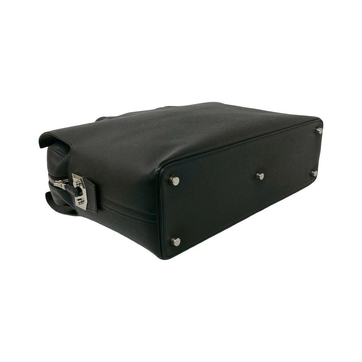 Hermes City Hall 38 Veau Epsom Business Briefcase Black — view 7