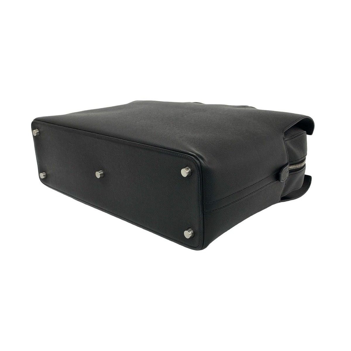 Hermes City Hall 38 Veau Epsom Business Briefcase Black — view 8