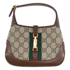 Gucci Jackie GG Supreme Handbag Beige Brown