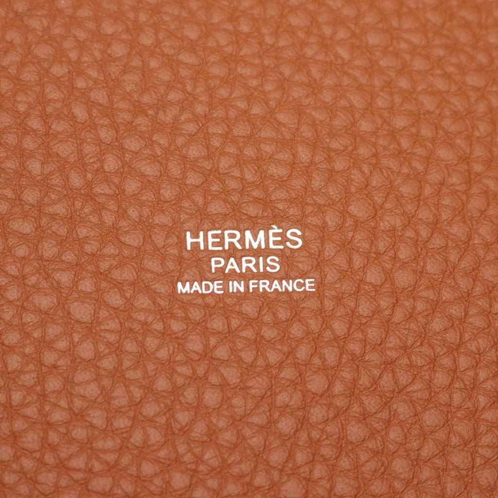Hermes Handbag Picotin Lock PM Eclat Gold Rose Sakura Leather — view 4