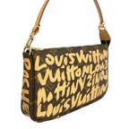 Louis Vuitton Pouch Monogram Graffiti Pochette Peach — view 2