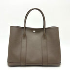 Hermes Tote Bag Garden Party 36 Veau Epsom Gris Etan Gray