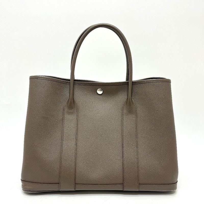Hermes Tote Bag Garden Party 36 Veau Epsom Gris Etan Gray