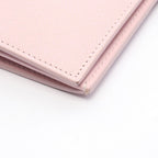 Prada Bifold Wallet Saffiano Tab Triangle Logo Light Pink — view 8