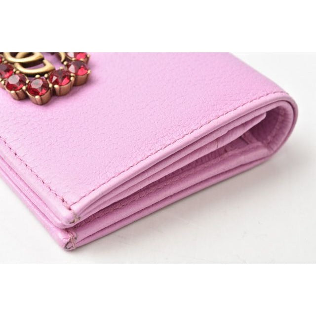 Gucci Mini Wallet Coin Case Fold GG Marmont Rhinestone — view 7