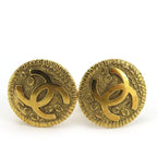 Chanel Earrings Metal Gold Accessories Plated Coco Mark — view 2