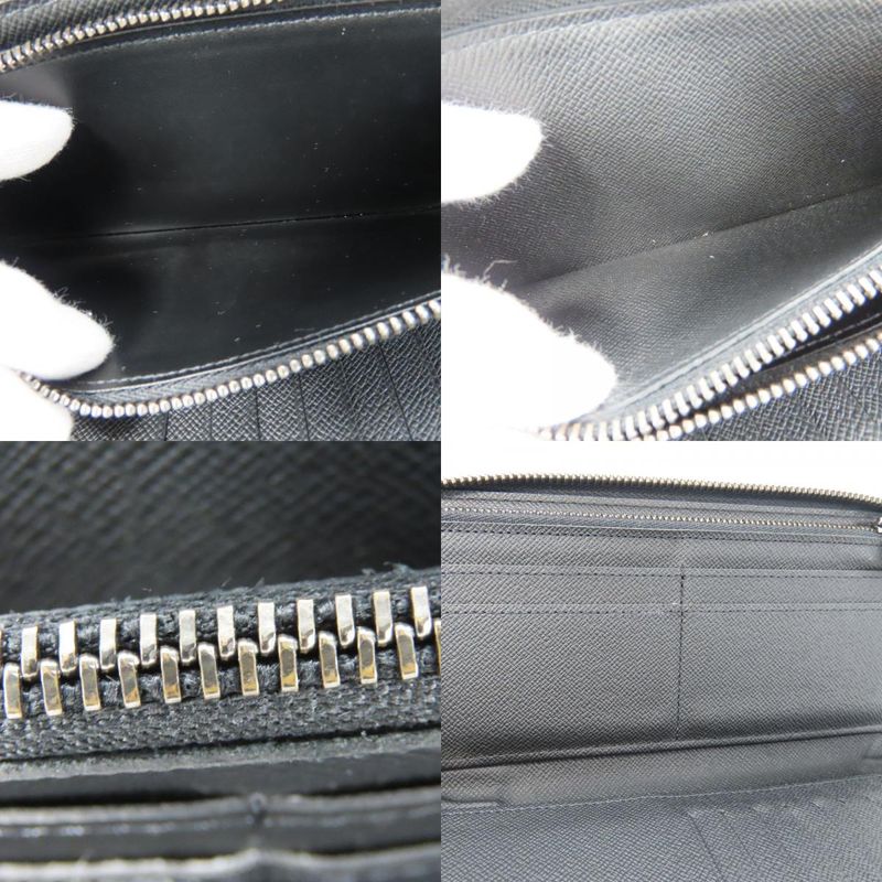 Louis Vuitton Long Wallet Zippy Vertical Monogram Eclipse Black — view 8