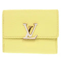 Louis Vuitton Portefeuille Capucines XS IC Chip Taurillon Leather Yellow