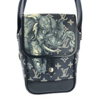 Louis Vuitton Monogram Savannah Messenger BB Shoulder Bag Navy — view 3