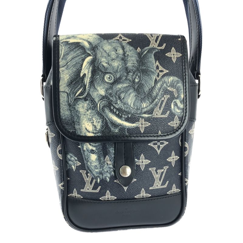 Louis Vuitton Monogram Savannah Messenger BB Shoulder Bag Navy — view 3