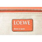 Loewe Clutch Bag Second Pouch Lamb Leather Anagram Coral — view 6